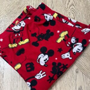 Disney Women's Size 2X Red Mickey Mouse Fleece Pajama Pants Sleepwear